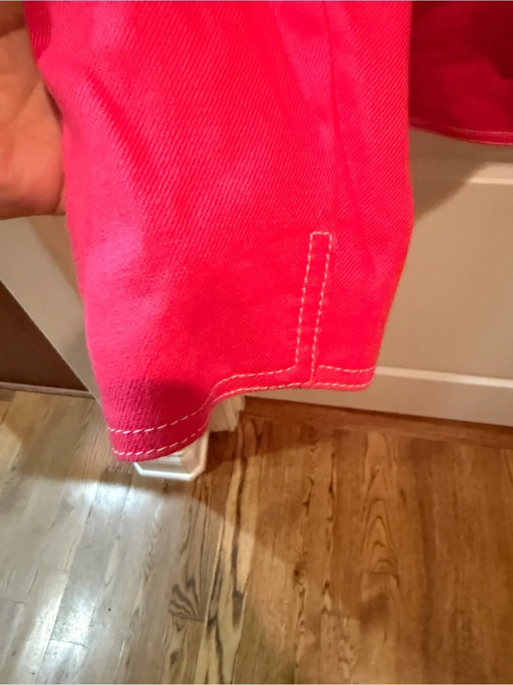 J. Crew Vibrant Hot Pink Open-Front Blazer linen
